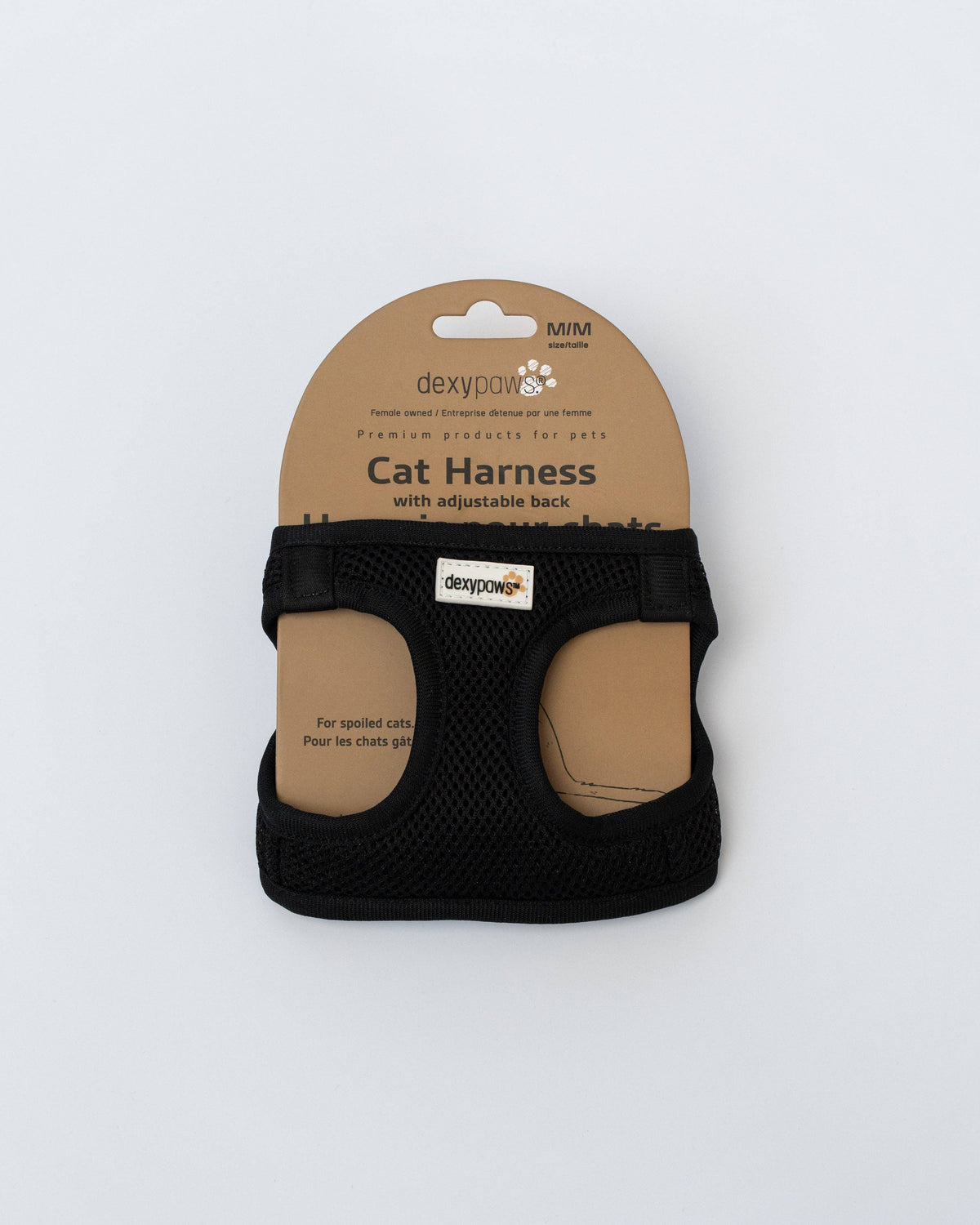 Dexypaws Cat Harness - Black