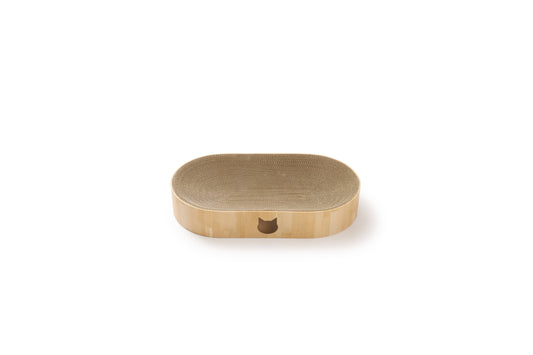Cozy Cat Scratcher Bowl Capsule (Oak)
