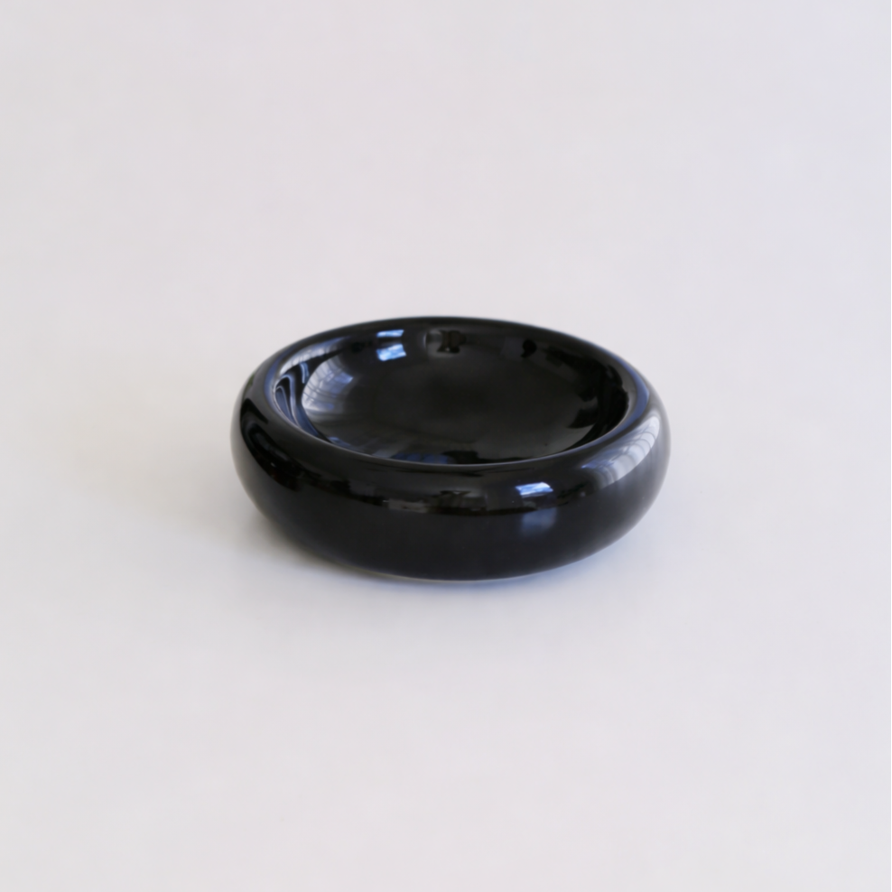 Halo Cat Bowl in Onyx