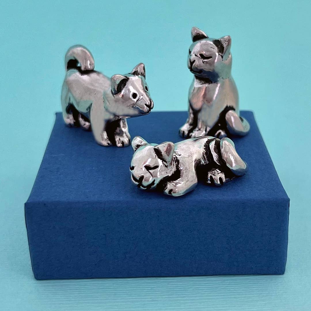 Kittens 3-Piece Miniatures Set with Pouch