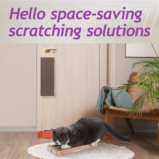 Hang & Scratch Doorknob Scratcher (Oak)