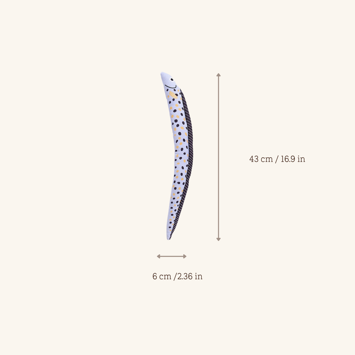 MoriCat Polka Dot Eel Silvervine Cat Toy