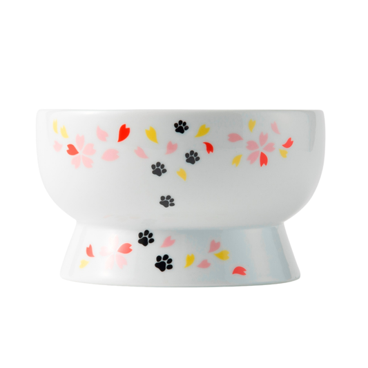 Necoichi Raised Cat Water Bowl(Sakura Limited Edition)