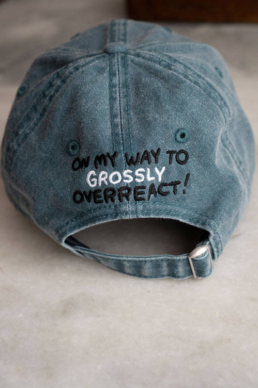 Overreact Front & Back Embroidered Dad Cap