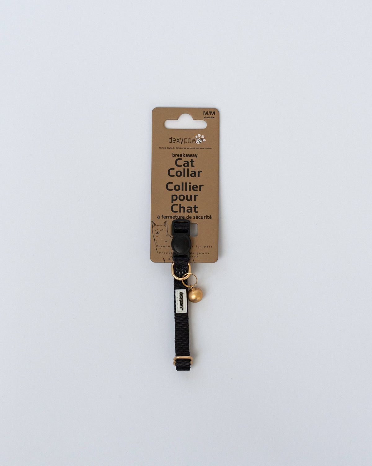 Dexypaws Cat Collar - Black