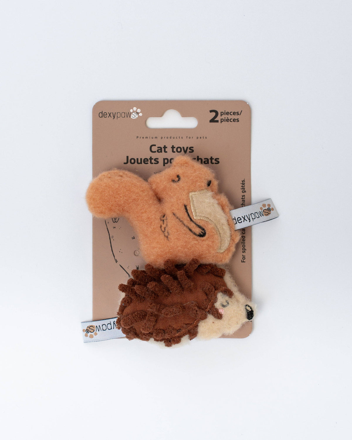 Woodland Buddies Catnip Cat Toys - 2-Pack
