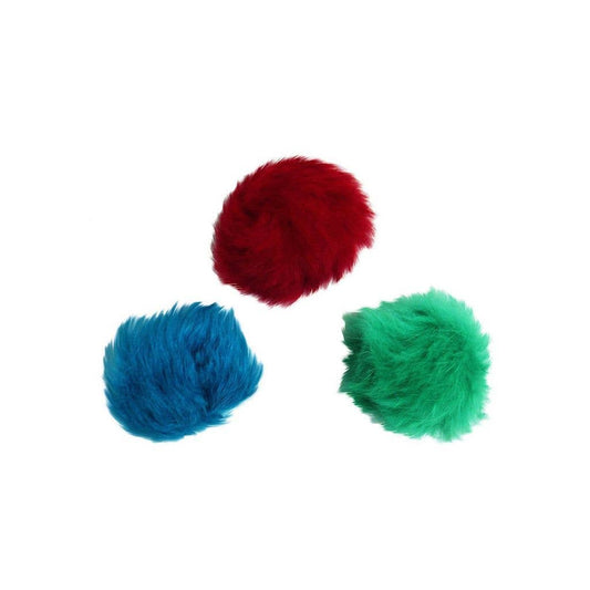 Go Cat Bat Arounds Fur Balls Cat Toy — 3 Pack