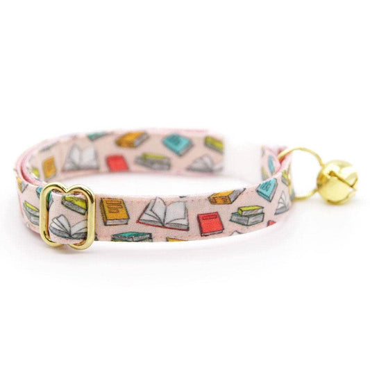 Made By Cleo Book Lover Cat Collar