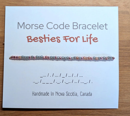 Morse Code Bracelet – Adjustable