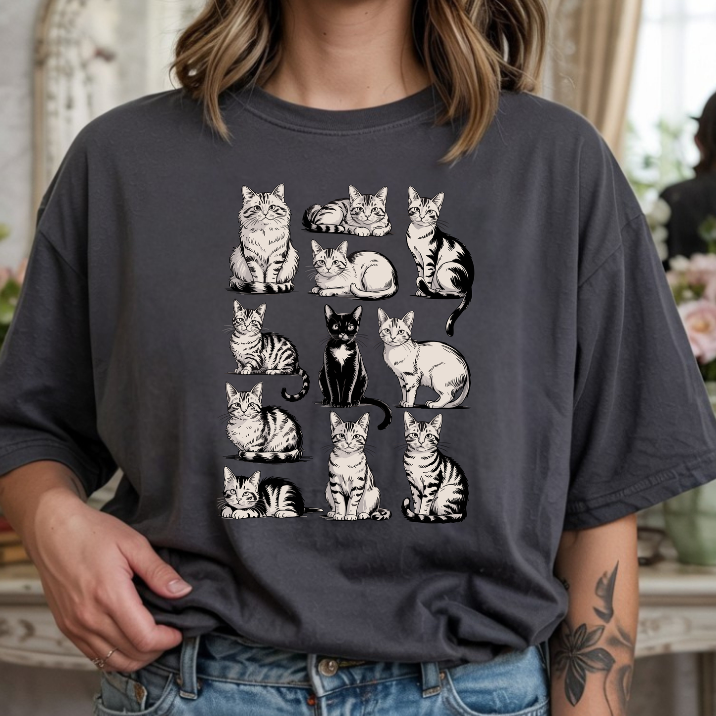 Cute Cats Collage T-Shirt