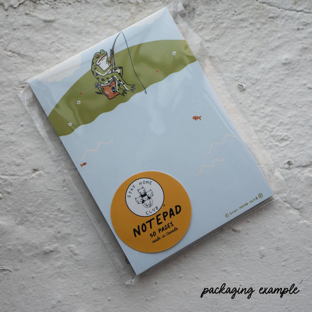 Stay Home Club Overreact Notepad
