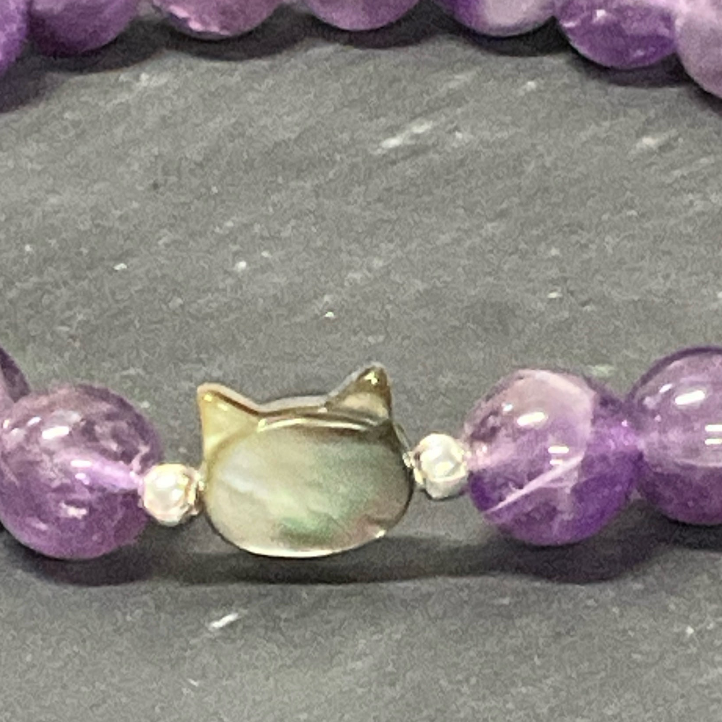Kitty Cat Gemstone Bracelet