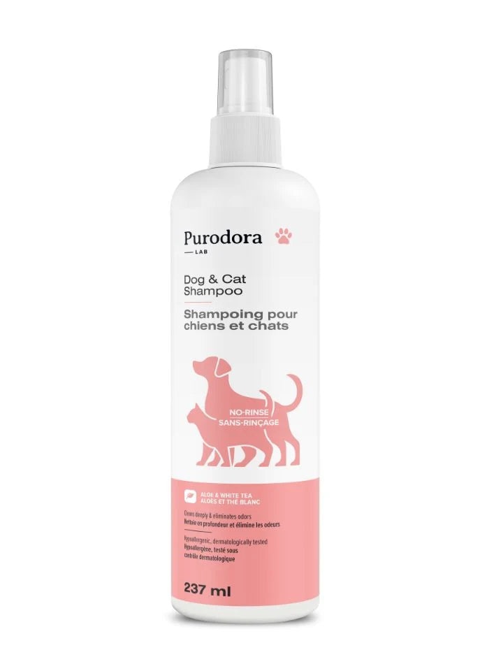 PURODORA No Rinse Cat Shampoo Aloe & White Tea 237 ml