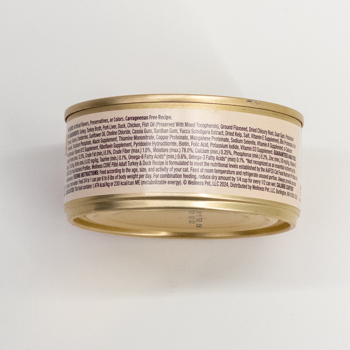 Wellness CORE Pâté Turkey & Duck Wet Cat Food 5.5 oz can