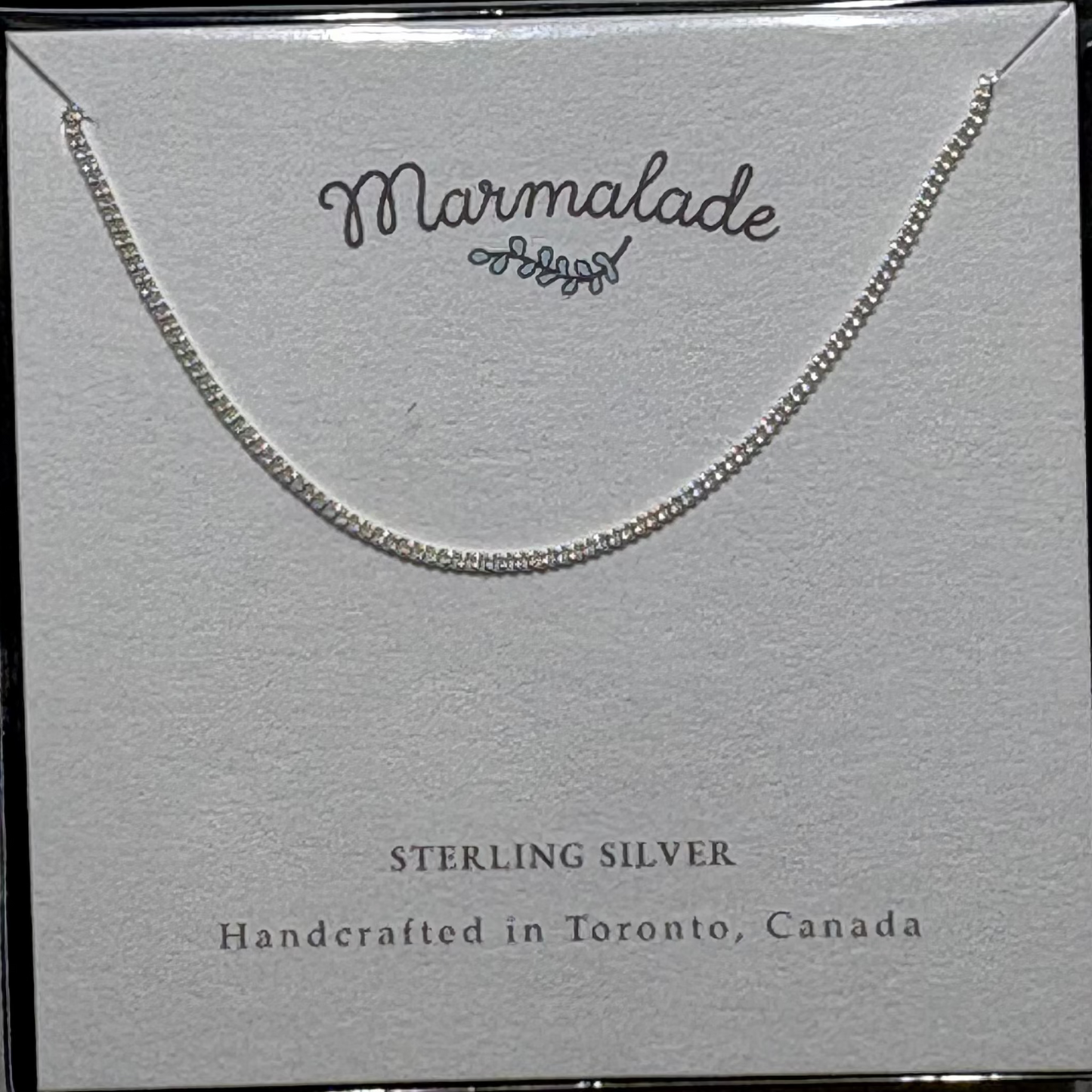 Marmalade Sterling Silver Chains- Short Chains (16", 18", 20")