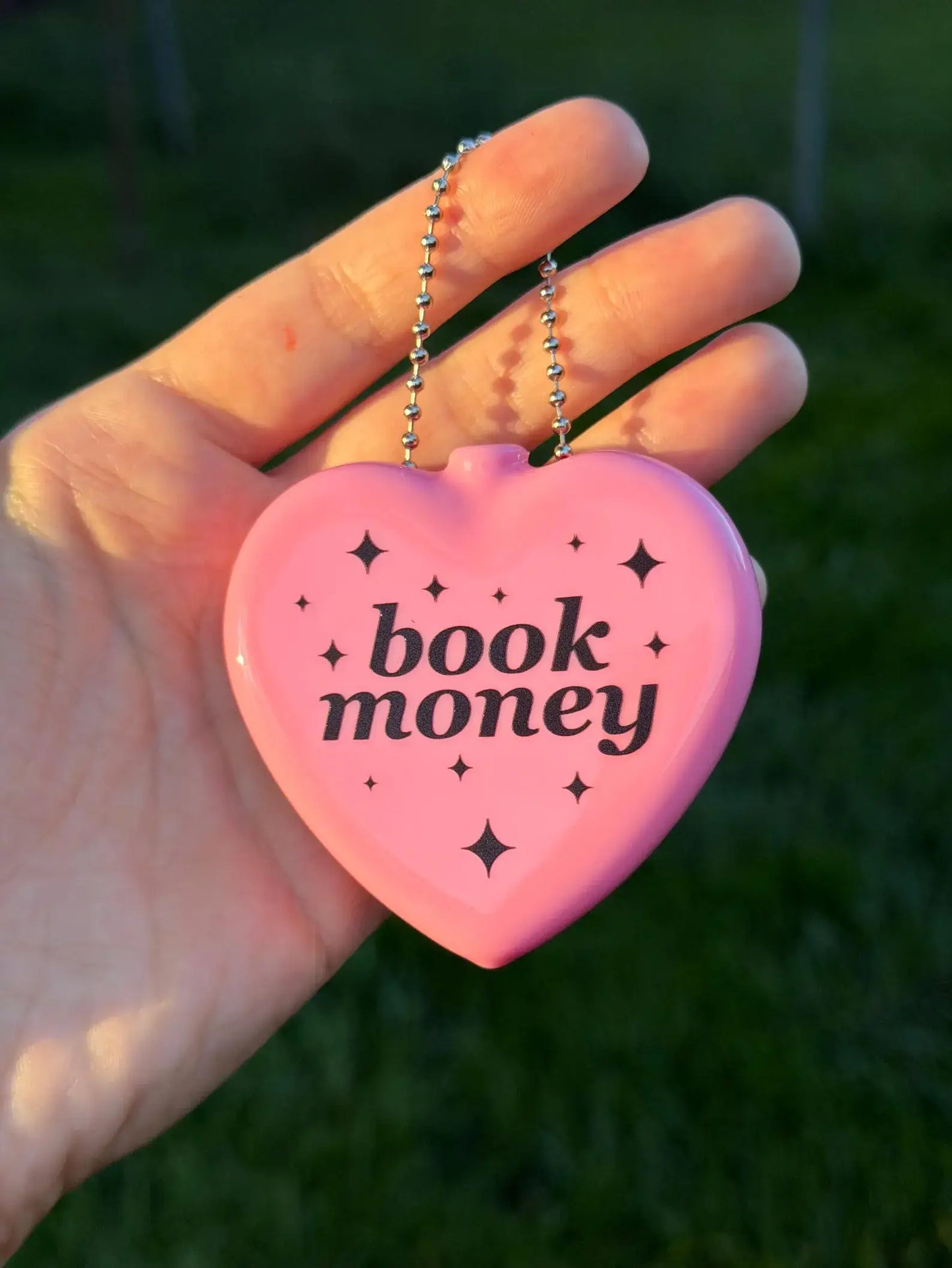 Rubber Heart Coin Purse Light Pink - Book Money