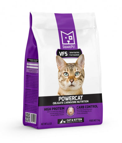 SQUARE Pet POWERCAT Grain-Free Turkey & Chicken Cat Food 2 kg