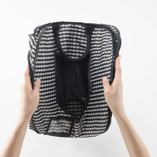 Necoichi Ultralite Pop-up Cat Carrier (Black)