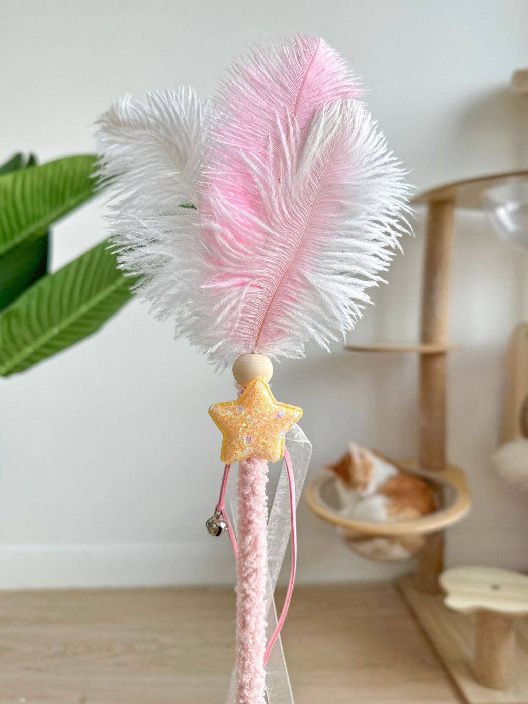 Moo - Star Feather Cat Teaser Wand