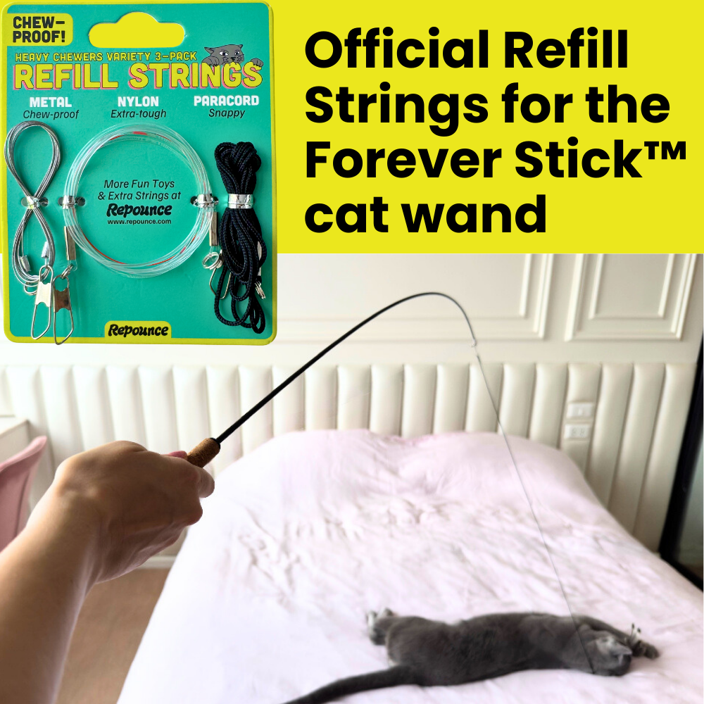 Repounce Heavy Chewers Pack – Replacement Strings for Forever Stick