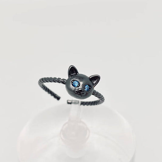 Cat's Head Adjustable Ring