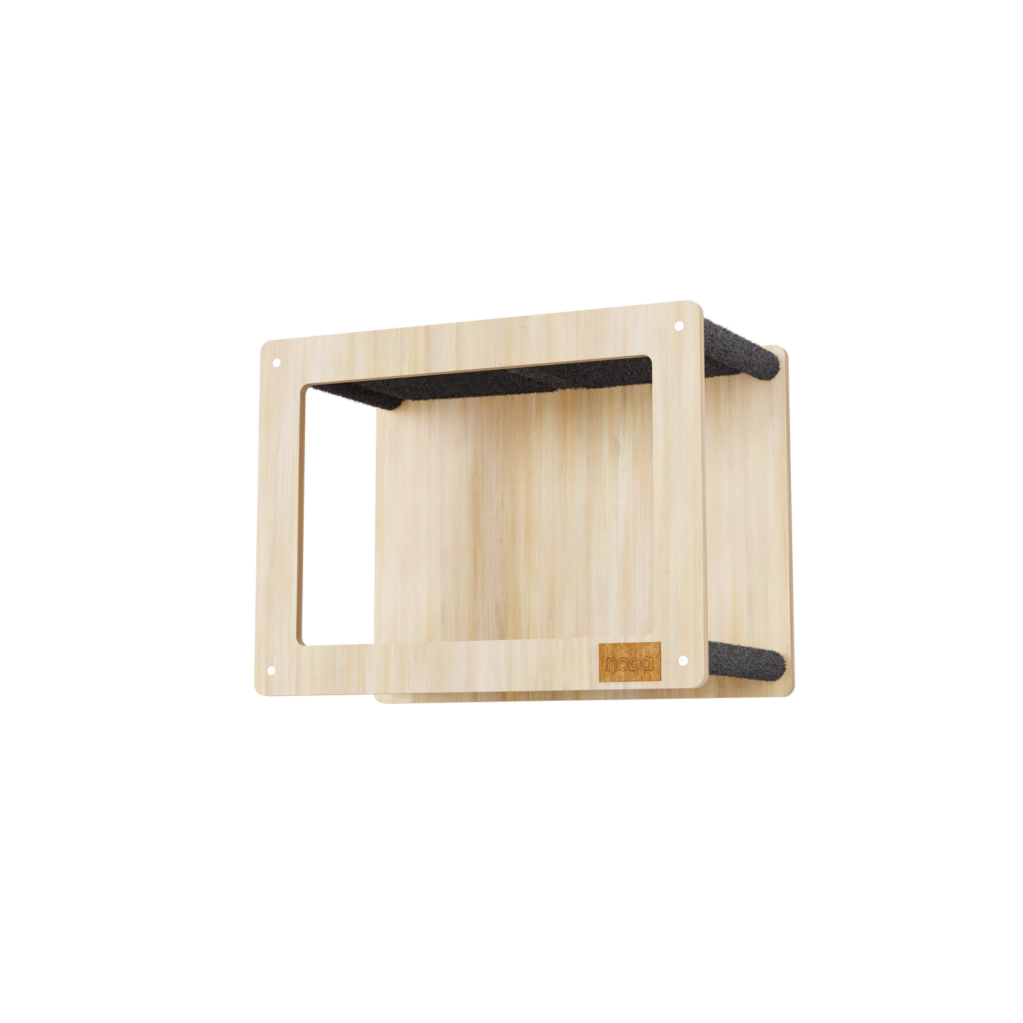 The HideoutSquare Double Cat Hammock Cube | The Mural Collection