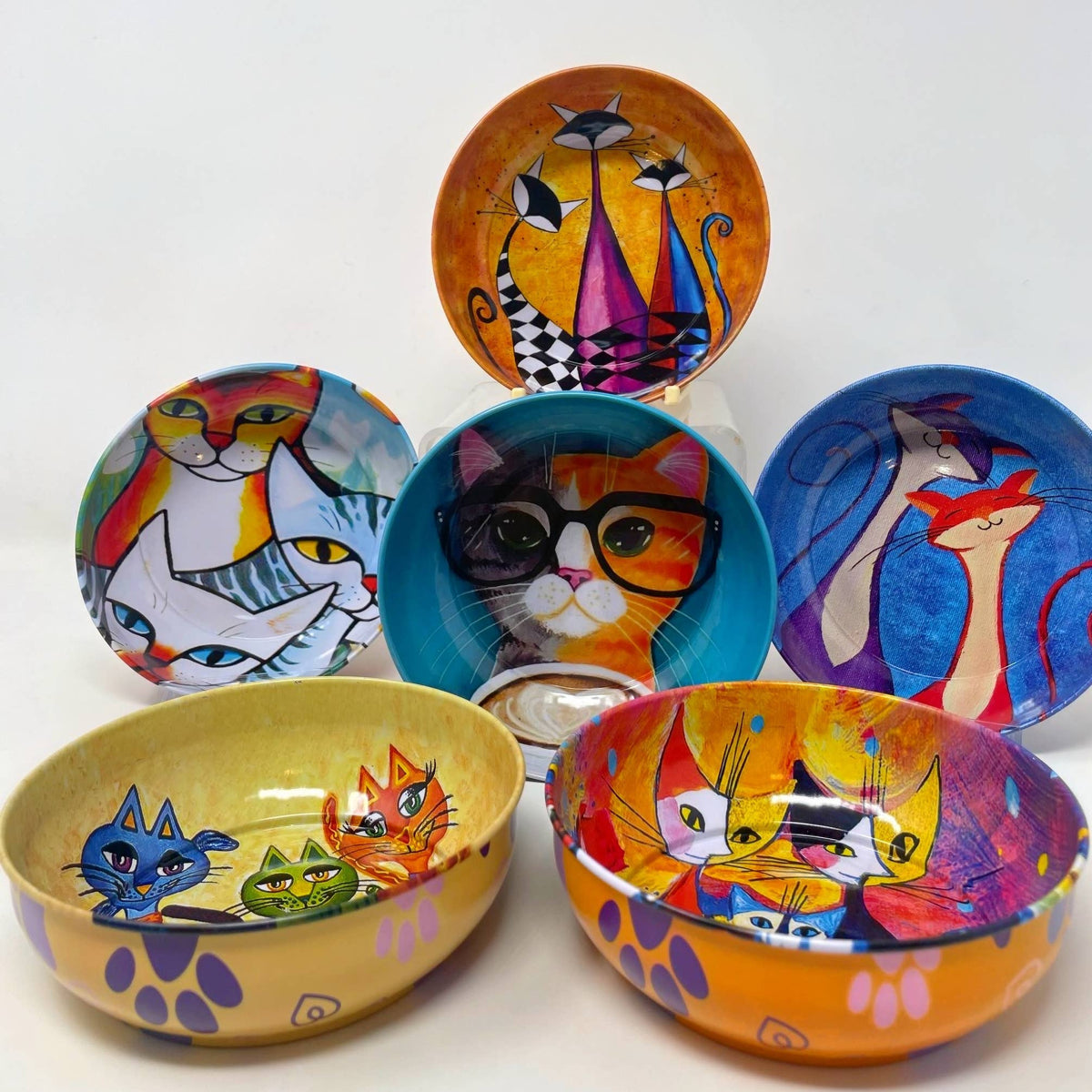 Nai Gifts Cat Design Decorative Bowl