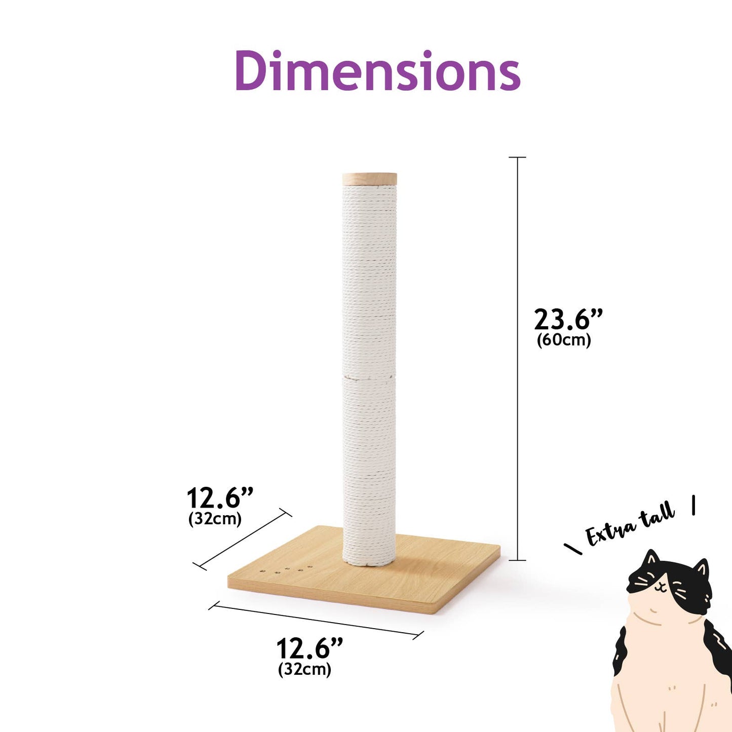Premium Comfort Scratching Post