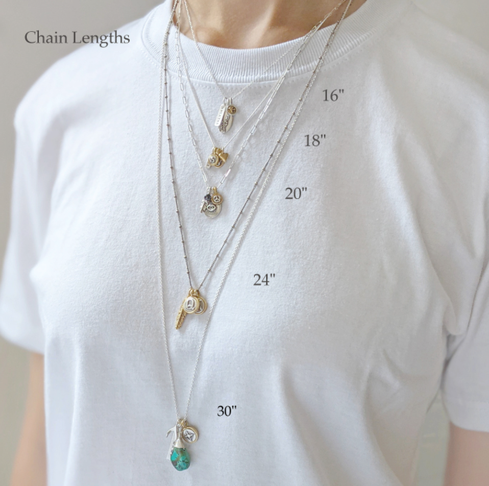 Sterling Silver Chains- Short Chains (16", 18", 20")