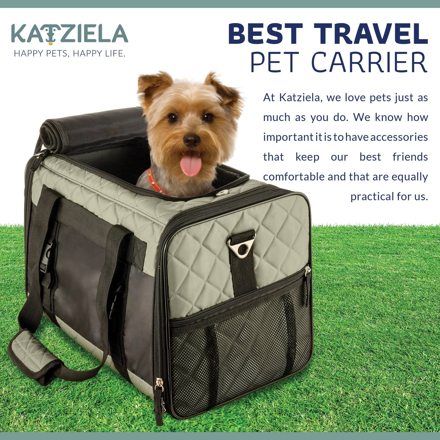 Airline Approved Quilted Companion Carrier