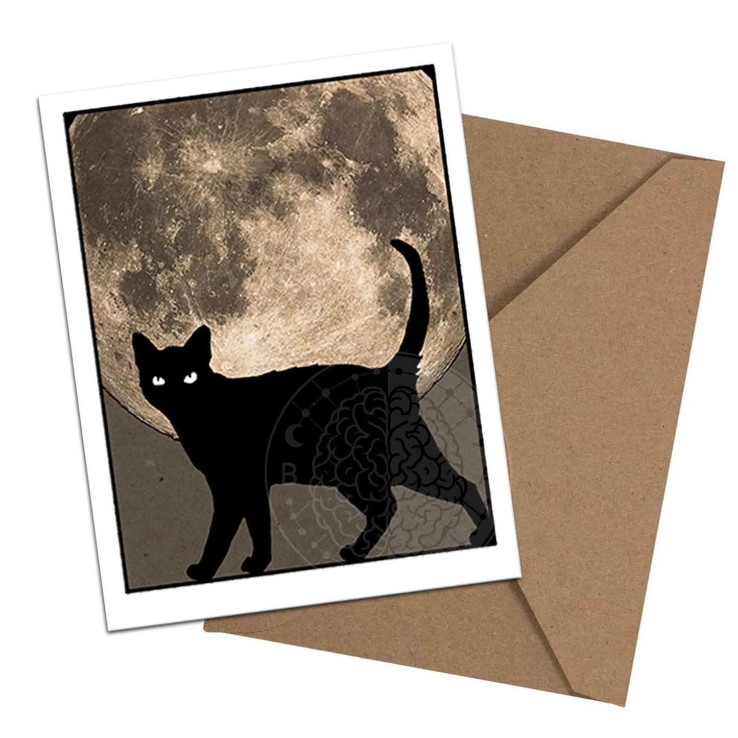 Feline Familiars – Boxed Black Cat Moon Notecard Set