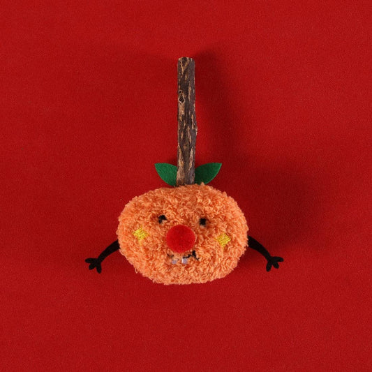 Moo - Cute Festive Face Cat Plush Toy