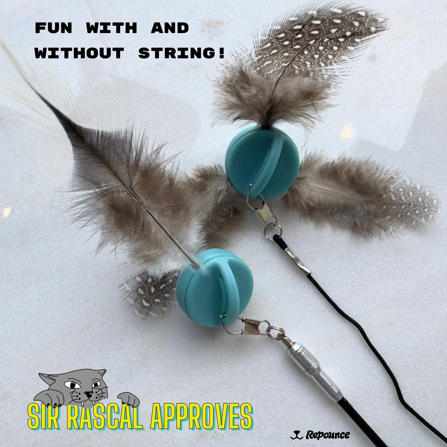 Forever Prey™ Refillable Feather Cat Lure