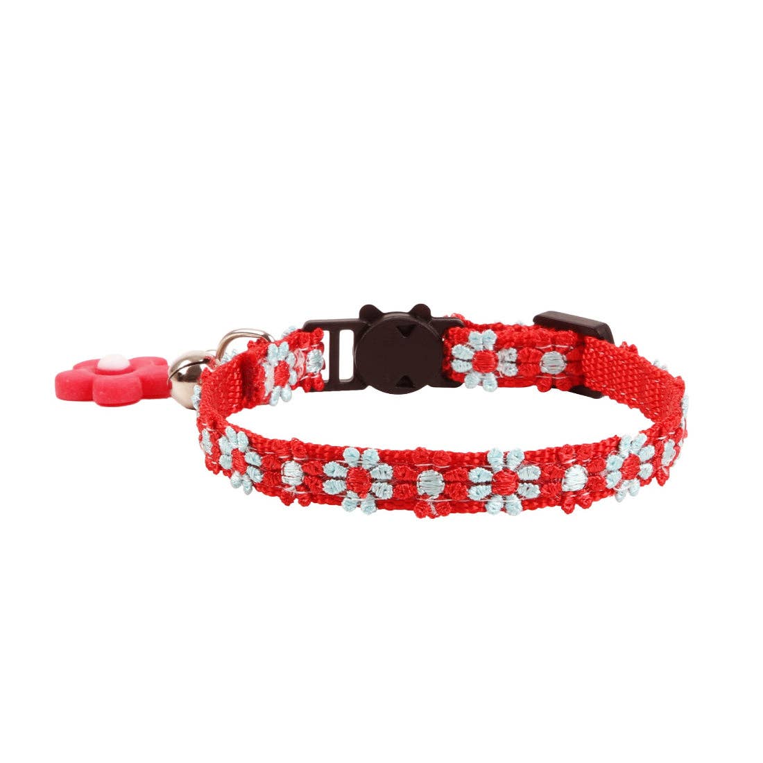 Mokka - Rainbow Daisy Pattern Cat Collar