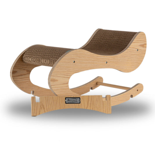 Rocking Chair with Detachable Scratcher