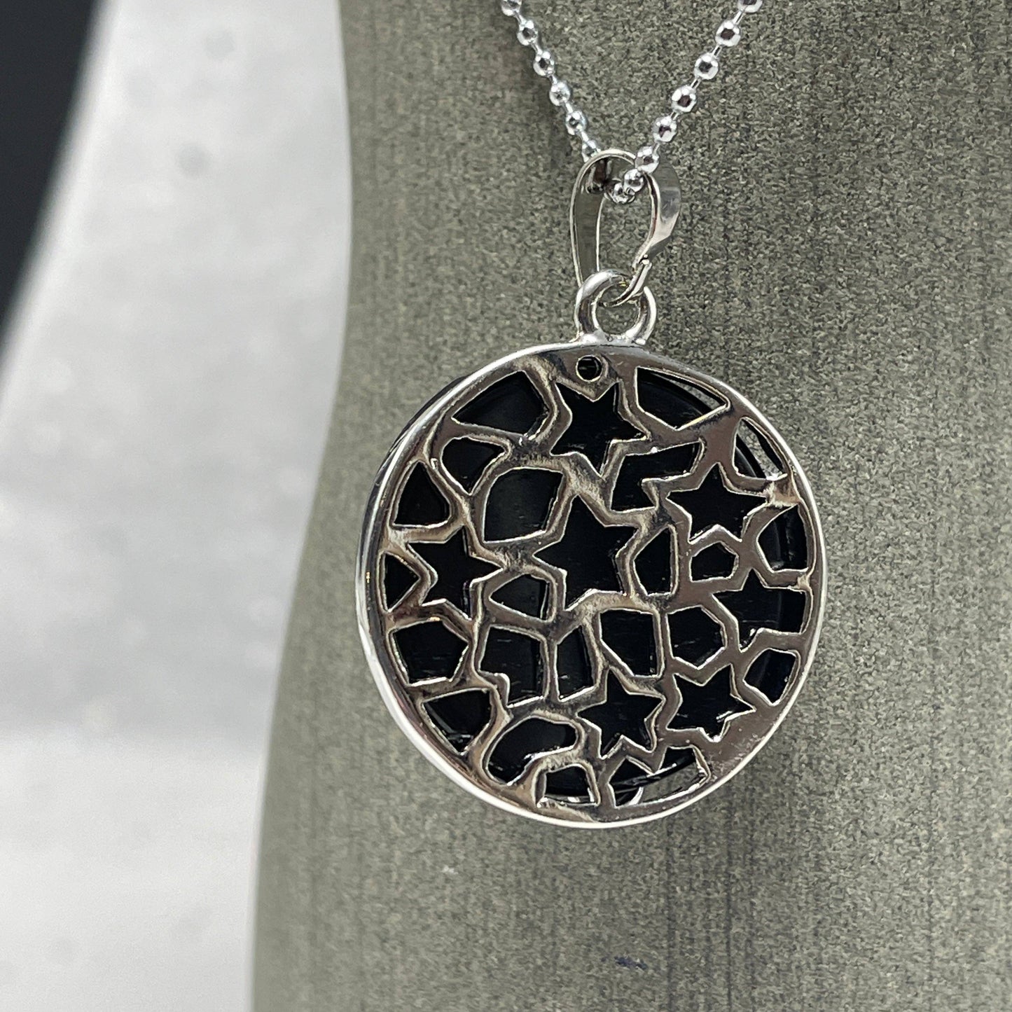 Luna Cat Gemstone Pendant Necklace
