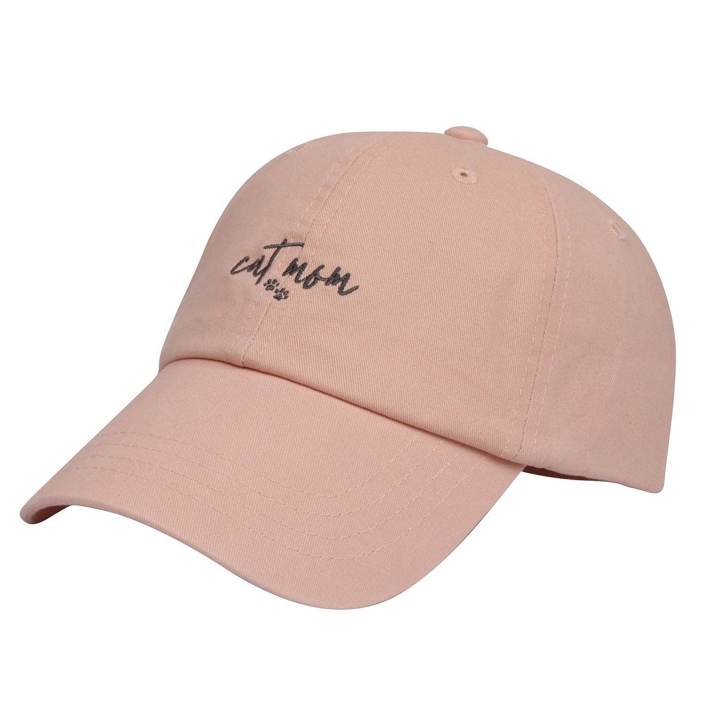 Cat Mom Paw Love Baseball Cap | Cotton Hat for Cat Lovers | HatPhile