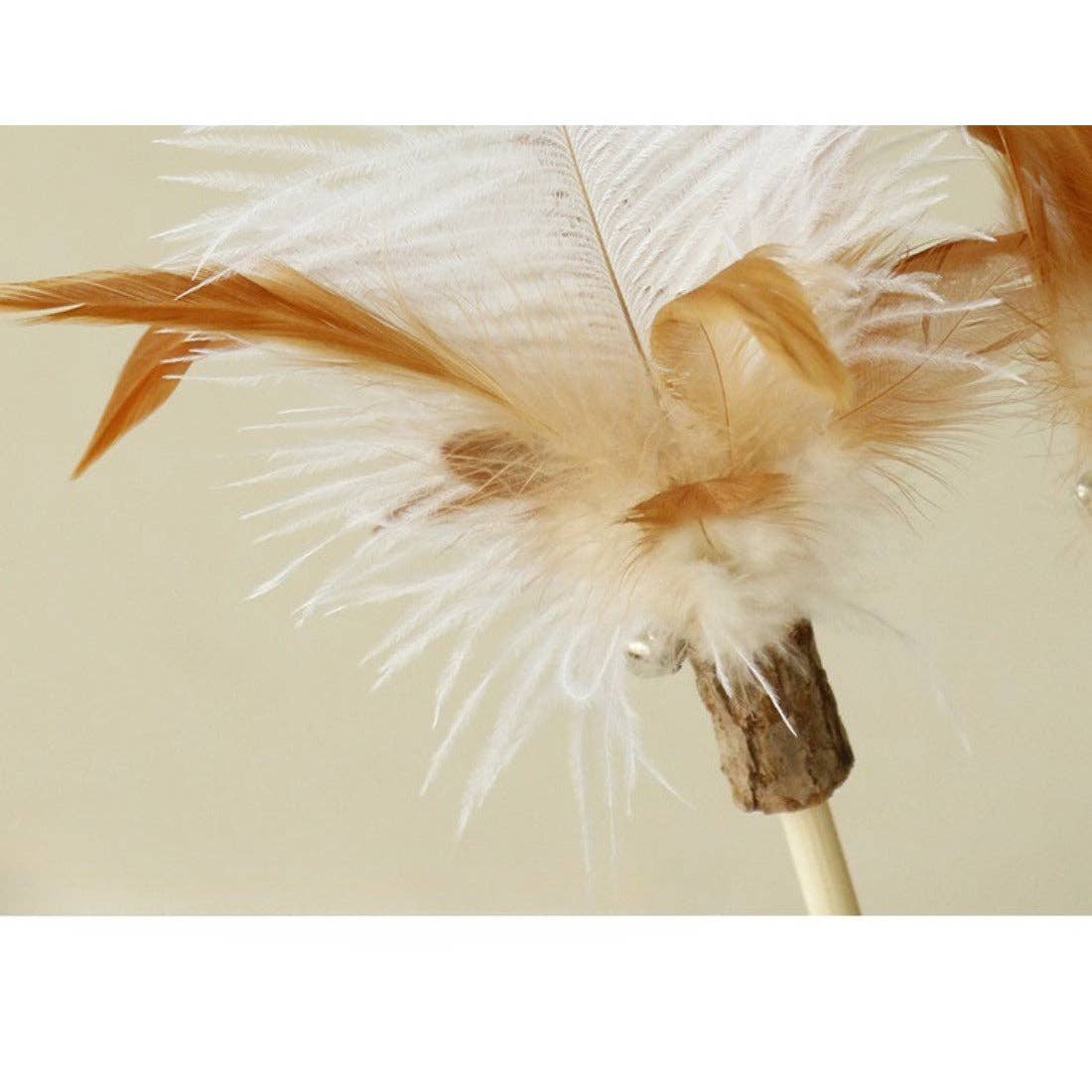 Moo - Interactive Feather Wand Cat Toy