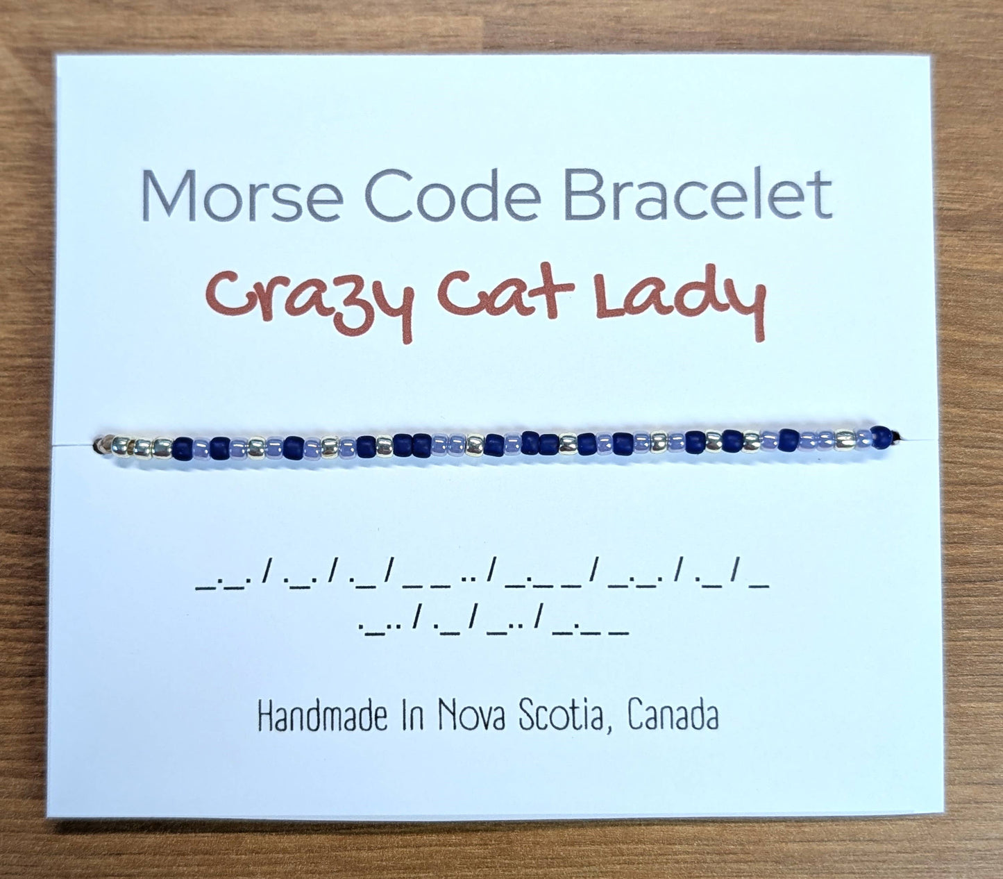 Morse Code Bracelet – Adjustable