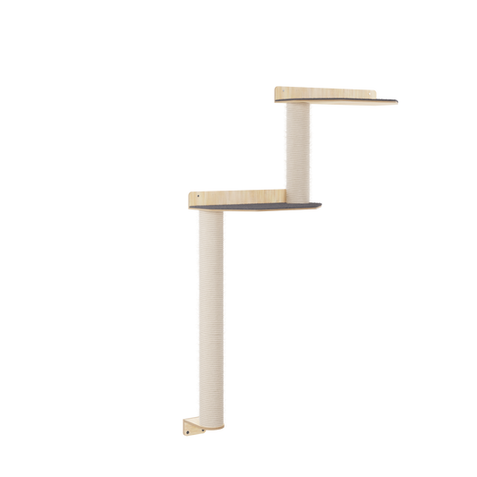 The Parkour Wall-Mounted Cat Climber | The Mural Collection
