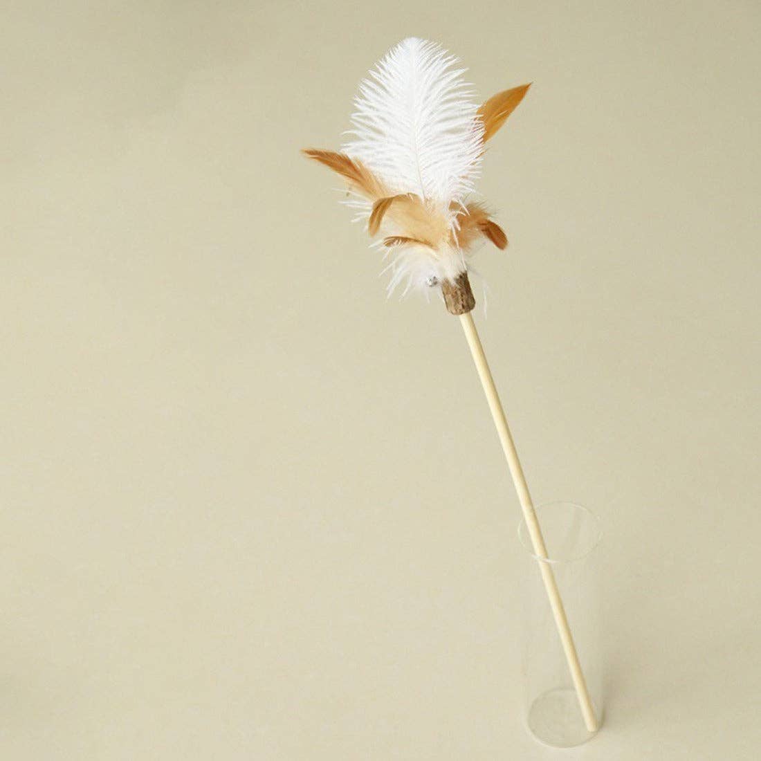Moo - Interactive Feather Wand Cat Toy