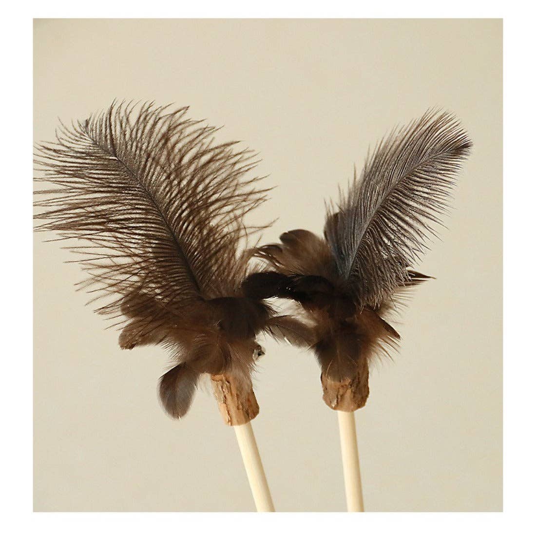 Moo - Interactive Feather Wand Cat Toy