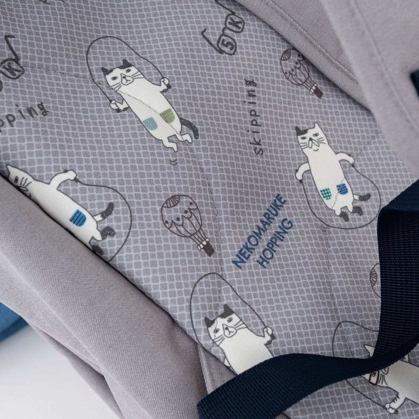 Kusuguru Nekomaruke Embroidered Backpack