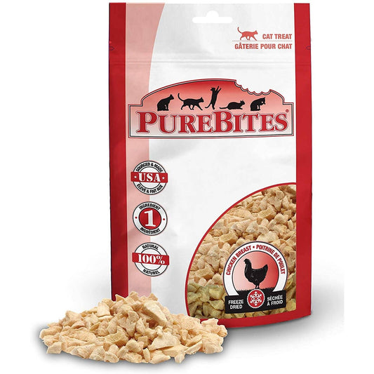 PureBites Freeze-Dried Chicken Cat Treats — Single Ingredient, 1.09 oz