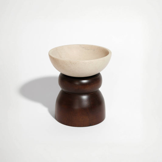 Fontana Stone Cat Bowl I