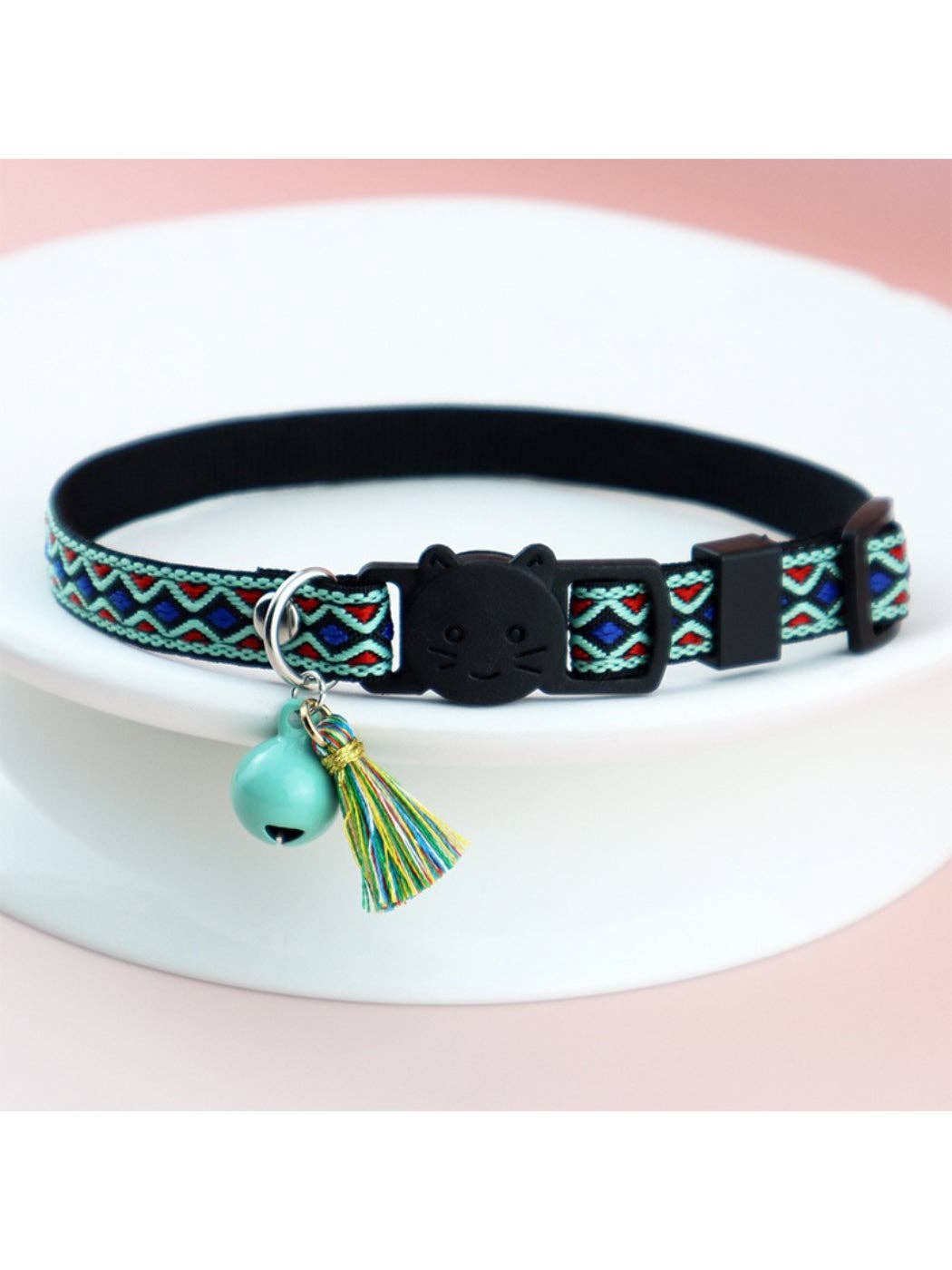 Mokka - Boho Pattern Breakaway Adjustable Cat Collar