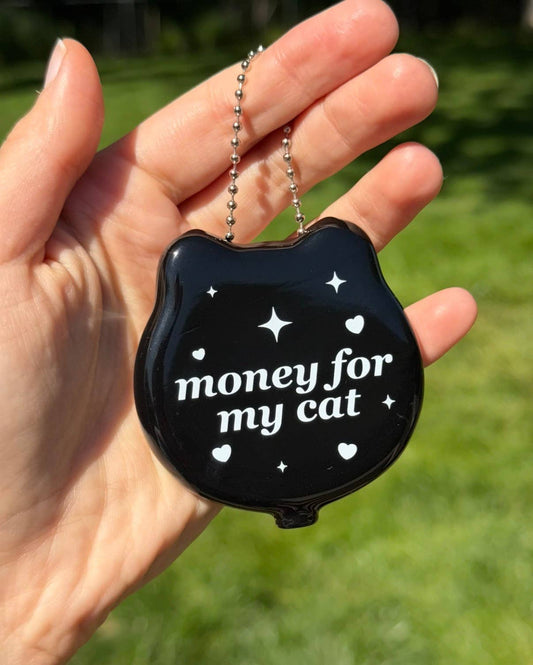 Rubber Cat Coin Purse - Money For My Cat