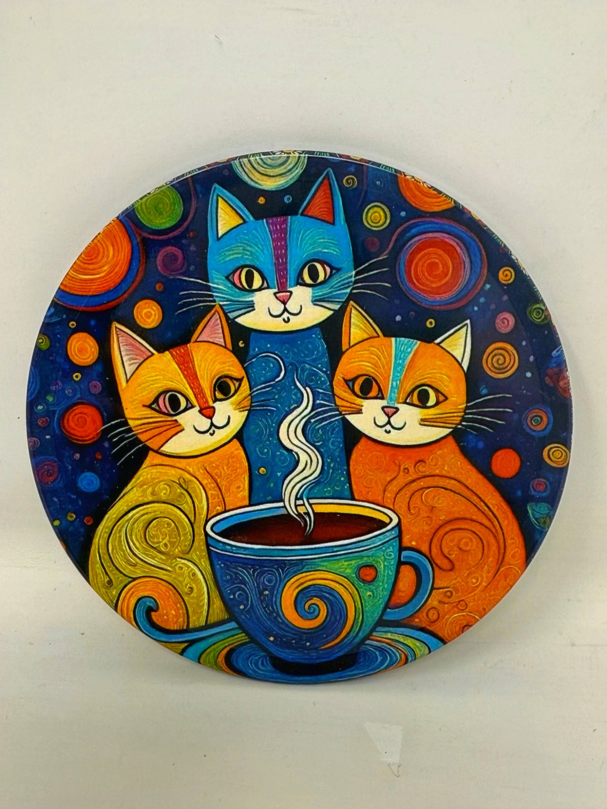 Nai Gifts Cat Design Coasters