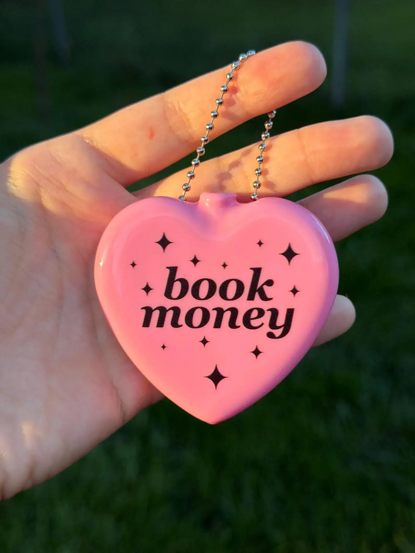 Rubber Heart Coin Purse Light Pink - Book Money