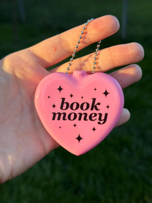 Rubber Heart Coin Purse Light Pink - Book Money